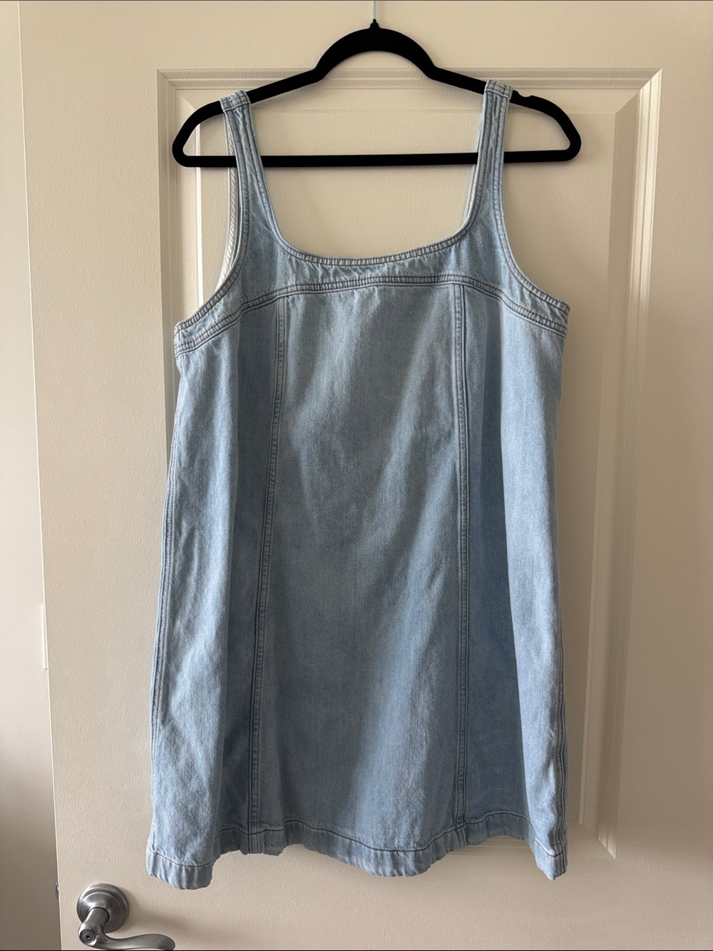 Madewell Light Blue Denim Tank Dress